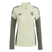 adidas Real Madrid Tracksuit 1/4-Zip 2025-2026 Kids Light Green Grey