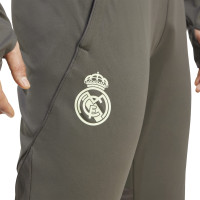 adidas Real Madrid Tracksuit 1/4-Zip 2025-2026 Grey Light Green