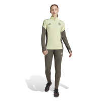 adidas Real Madrid Trainingspak 1/4-Zip 2025-2026 Dames Lichtgroen Grijs