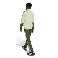 adidas Real Madrid Full-Zip Tracksuit 2025-2026 Kids Light Green Grey