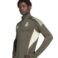 adidas Real Madrid Training sweater 1/4-Zip 2025-2026 Grey Light Green