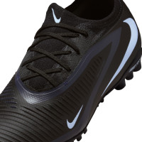 Nike Phantom 6 Low Pro Gras Football Boots (FG) Black Light Blue
