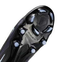 Nike Phantom 6 Low Pro Gras Voetbalschoenen (FG) Zwart Lichtblauw