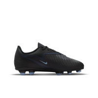 Nike Phantom 6 Low Club Grass/Artificial Grass Football Boots (MG) Kids Black Light Blue