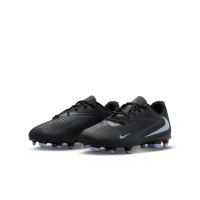 Nike Phantom 6 Low Club Grass/Artificial Grass Football Boots (MG) Kids Black Light Blue