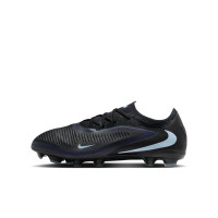 Nike Phantom 6 Low Pro Grass/Artificial Grass Football Boots (MG) Kids Black Light Blue