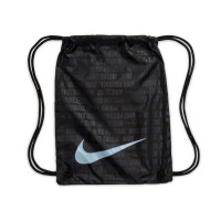 Nike Phantom 6 Low Elite Kunstgras Voetbalschoenen (AG) Zwart Lichtblauw