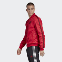 adidas Manchester United Anthem Trainingsjack 2019-2020 Rood Zwart