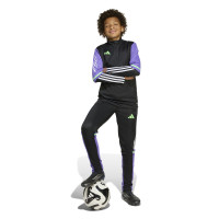 adidas F50 Trainingstrui 1/4-Zip Kids Zwart Paars