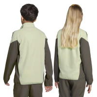 adidas Real Madrid Presentation Training Jacket 2025-2026 Kids Light Green Grey