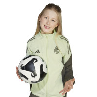 adidas Real Madrid Presentation Training Jacket 2025-2026 Kids Light Green Grey