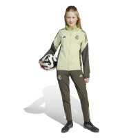 adidas Real Madrid Presentation Training Jacket 2025-2026 Kids Light Green Grey