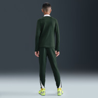 Nike Chelsea Strike Trainingspak 1/4-Zip 2025-2026 Kids Donkergroen Wit