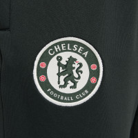 Nike Chelsea Strike Trainingspak 1/4-Zip 2025-2026 Kids Donkergroen Wit
