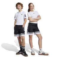 adidas Squadra 25 Downtime Broekje Kids Zwart Wit