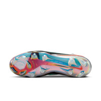 Nike Phantom 6 High Elite Limited Edition Grass Football Boots (FG) Silver Turquoise Black