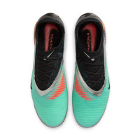 Nike Phantom 6 Low Elite Limited Edition Gras Voetbalschoenen (FG) Zwart Turquoise Zilver