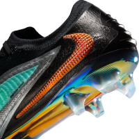 Nike Phantom 6 Low Elite Limited Edition Gras Voetbalschoenen (FG) Zwart Turquoise Zilver