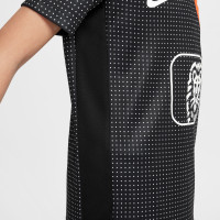 Nike Netherlands Pre-Match Training Shirt Orange Lionesses 2025-2027 Kids Black White