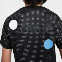 Nike Netherlands Pre-Match Training Shirt Orange Lionesses 2025-2027 Kids Black White