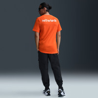 Nike Netherlands Logo T-Shirt Orange Lionesses 2025-2027 Men Orange