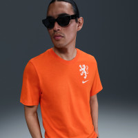 Nike Netherlands Logo T-Shirt Orange Lionesses 2025-2027 Men Orange