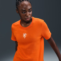 Nike Netherlands Logo T-Shirt Orange Lionesses 2025-2027 Women Orange