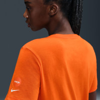 Nike Netherlands Logo T-Shirt Orange Lionesses 2025-2027 Women Orange