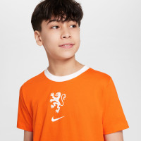 Nike Nederland Logo T-Shirt OranjeLeeuwinnen 2025-2027 Kids Oranje