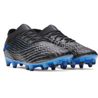 Under Armour Magnetico Pro 5 Grass Football Boots (FG) Black Blue