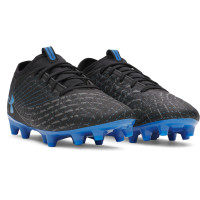 Under Armour Magnetico Select 5 Gras Voetbalschoenen (FG) Zwart Blauw