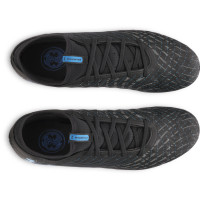 Under Armour Magnetico Select 5 Gras Voetbalschoenen (FG) Zwart Blauw