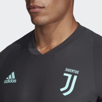 adidas Juventus Champions League Trainingsshirt 2019-2020 Donkergrijs Blauwgroen