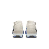 Nike Phantom 6 High Academy Grass/Artificial Grass Football Boots (MG) White Blue Yellow