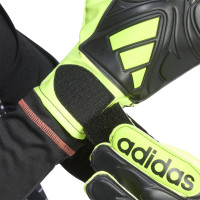 adidas Copa Club Goalkeeper Gloves Black Neon Yellow White