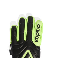 adidas Copa Match Fingersave Keepershandschoenen Kids Zwart Neongeel Wit