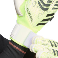 adidas Predator Match Fingersave Keepershandschoenen Neongeel Wit Zwart