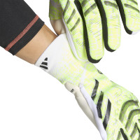 adidas Predator Pro Fingersave Keepershandschoenen Neongeel Wit Zwart