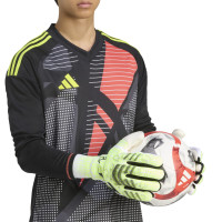 adidas Predator Pro Fingersave Keepershandschoenen Neongeel Wit Zwart