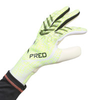 adidas Predator Pro PC Goalkeeper Gloves Neon Yellow White Black
