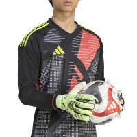 adidas Predator Pro PC Goalkeeper Gloves Neon Yellow White Black