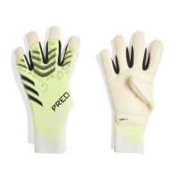 adidas Predator Pro HYP Goalkeeper Gloves Neon Yellow White Black