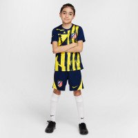 Nike Atletico Madrid Strike Trainingsbroekje 2025-2026 Kids Donkerblauw Geel