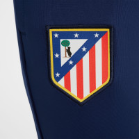 Nike Atletico Madrid Strike Trainingspak 1/4-Zip 2025-2026 Kids Donkerpaars Donkerblauw Geel