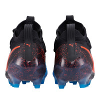 PUMA ONE 19.1 Synthetic FG-AG Voetbalschoenen Blauw Zwart Rood