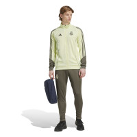 adidas Real Madrid Full-Zip Tracksuit 2025-2026 Light Green Grey