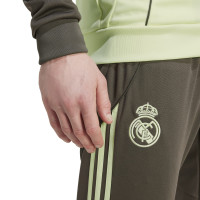 adidas Real Madrid Full-Zip Tracksuit 2025-2026 Light Green Grey