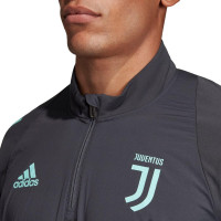 adidas Juventus Champions League Trainingstrui 2019-2020 Donkergrijs Blauwgroen