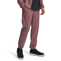 Under Armour Vibe Woven Trainingspak Full-Zip Roze Zwart