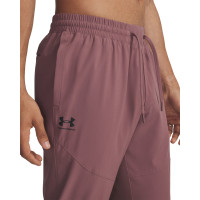 Under Armour Vibe Woven Trainingspak Full-Zip Roze Zwart